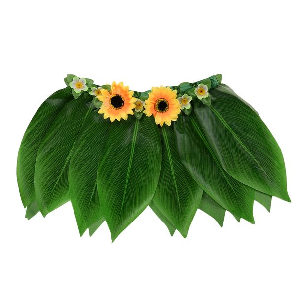 

1pc portable exquisite beautiful elegant hawaii hula skirt grass skirt for women men adults decoration party