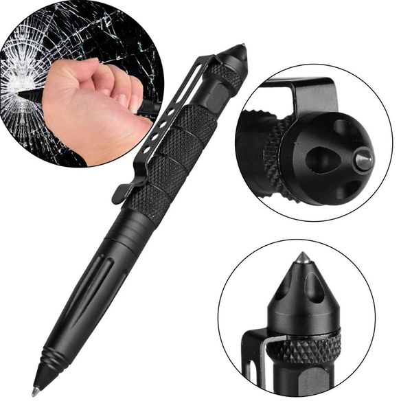 

defence pocket tactical pen aviation aluminum anti-skid military self defense military pen glass breaker anti-skid survival kit