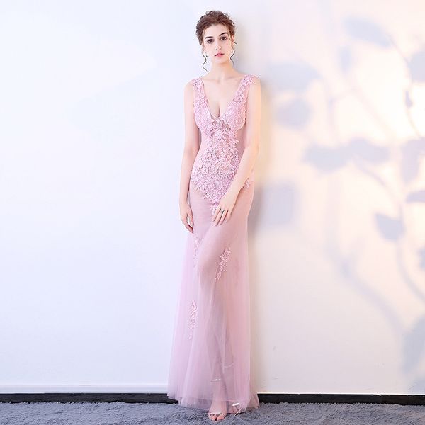 

mermaid dresses lace evening dress long prom party dresses women tulle dress see through nightclub long party, White;black