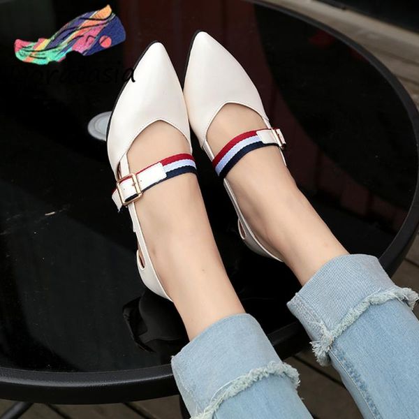 

doratasia new girl fashion buckle shallow summer sandals thin high heels sandals women 2020 casual party shoes woman, Black