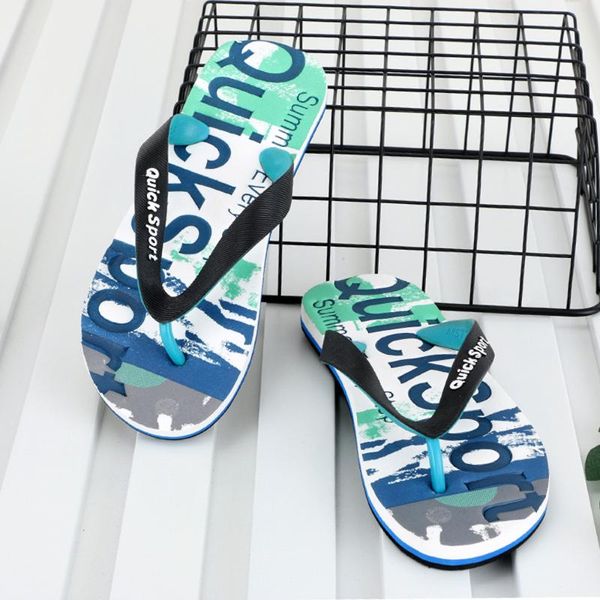 

тапочки мужские буквы пляжная обувь вьетнамки flat слайды вьетнамки тапочки сандалии для ванной chaclas де hombre # l35, Black