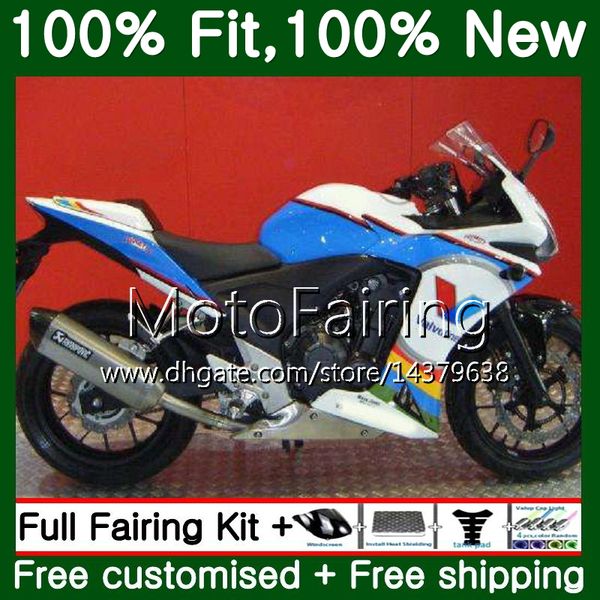 

injection for honda cbr500 rr blue white cbr500r 11 12 13 14 15 74mf4 cbr 500r 500rr cbr500rr 2011 2012 2013 2014 2015 fairing bodywork
