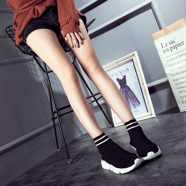 

high men sneakers women running red sock shoes light walking jogging trainers female sport breathable rubber slip-on shoes