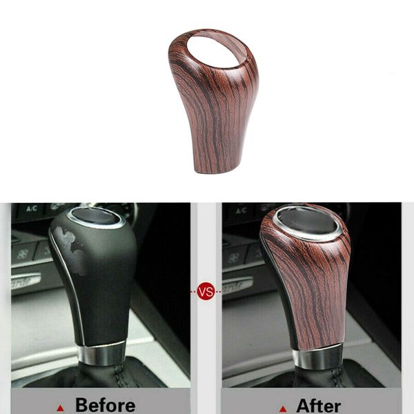 

pine texture abs gear lever shift knob cover trim for - w204 w212 a c e g gls class