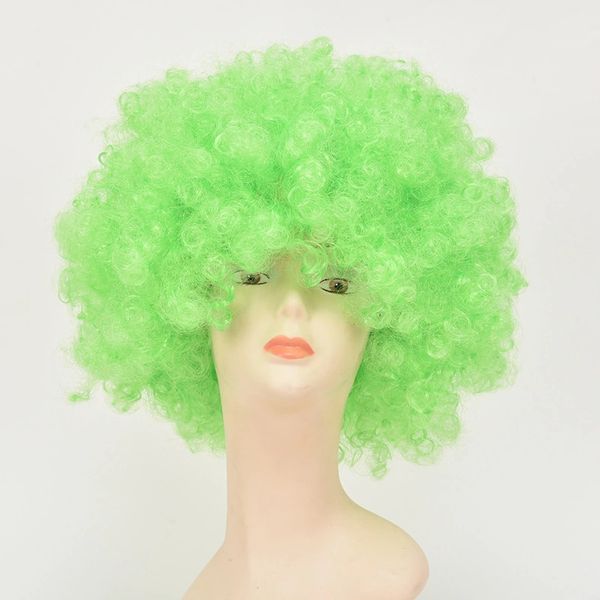 

new halloween wigs rainbow wild-curl up cosplay party hair wigs costume party clown colorful wig ing