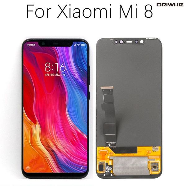 ORIWHIZ LCD da 6.21 pollici per Xiaomi Mi8 Mi 8 Display LCD Touch Screen Digitizer Assembly per Xiaomi Mi8 Sostituzione dello schermo del telefono cellulare