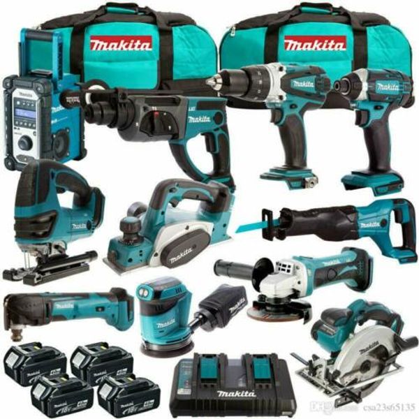 

Makita xt1501 18 volt 3 0ah 15 piece lithium ion power tool cordle combo kit