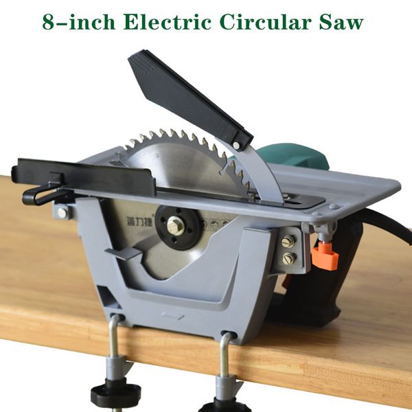

8-inch household hand-held woodworking saw electric circular saw reversed electric table disc cutting machine