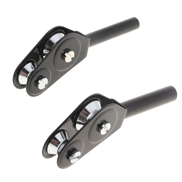 

2 pcs fishing rod guide roller stainless steel tip bearing boat trolling