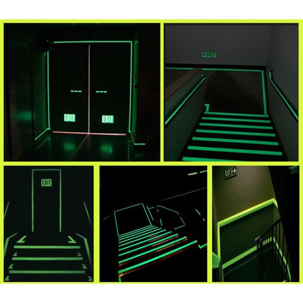 

luminous tape luminous strips home decoration stage anti-skid storage pet tape pvc printing self-illumination