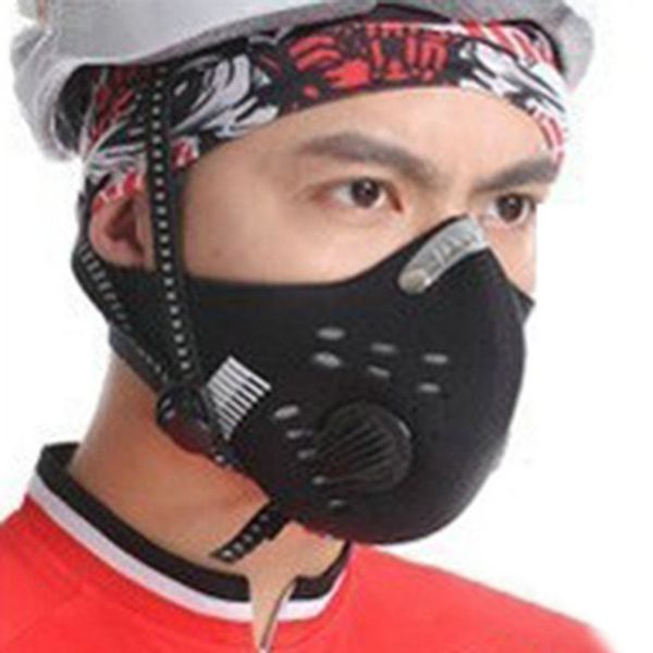 

антипылевые велосипедные маски для лица фильтр половина лица неопреновый фильтр велосипед лыжи мотоцикл анти загрязнение маски спортивная од