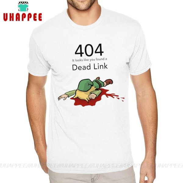 

короткие рукава o шеи натуральный хлопок ошибка 404 zelda dead link teeshirt скидка интернет boyfriend s tee, White;black
