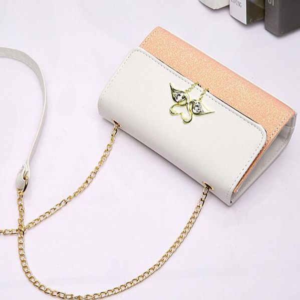 

New Fashion Women Cross Body Bags Wholesale Ladies Sequins Chain Shoulder Bag Small Flap Sister Totes Bag