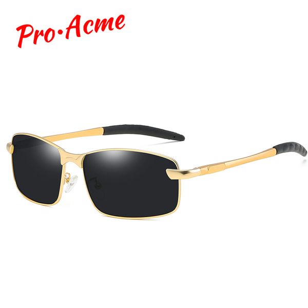 

pro acme brand sunglasses men polarized rectangle coating mirror driving glasses sport sun glasses travel goggle male pc1466, White;black