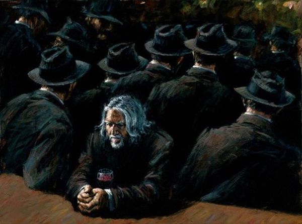 

fabian perez untititled ii, высокое качество расписанной hd печати импрессионизм pop art картина масло на canvas.multi размеров fp046