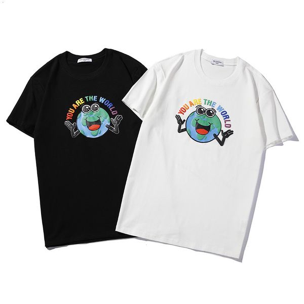 

fashion men and women designer tshirt in summer mens brand shirt new arrival short sleeve tees luxury shirts, White;black