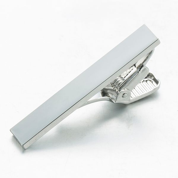 

new uniform short tie bar wedding groom plated silver tie pin length 4cm clip business corbata 71, Silver;golden