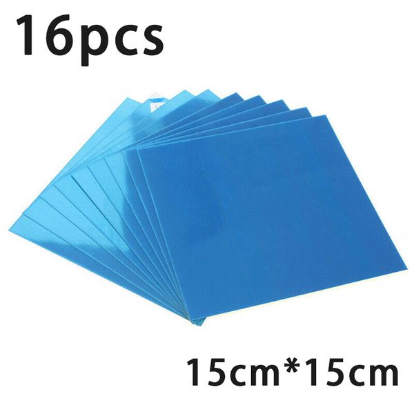 

16pcs 15cm square mirror glass tile wall stickers decal mosaic home decor 15 x 15cm