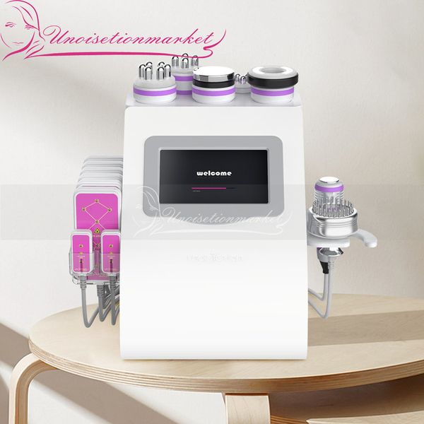 

8pcs 160mw led laser pad rf radio frequency slimming ultrasonic cavitation weight loss machine fat reduce cellulite removal equipment