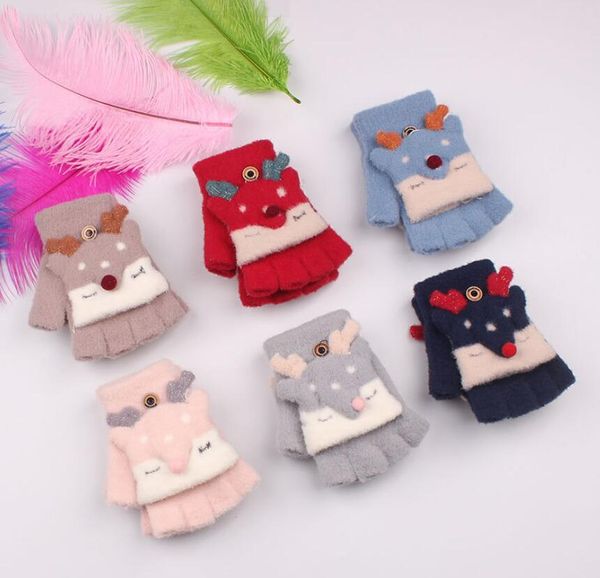 

christmas baby gloves winter kids gloves cute crochet gloves girls glove boys glove warm mittens baby mittens, White