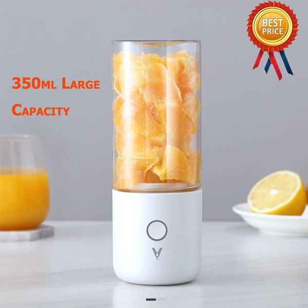 

350ml portable electric juicer blender multipurpose wireless mini usb rechargable juice cup cut mixer for travel