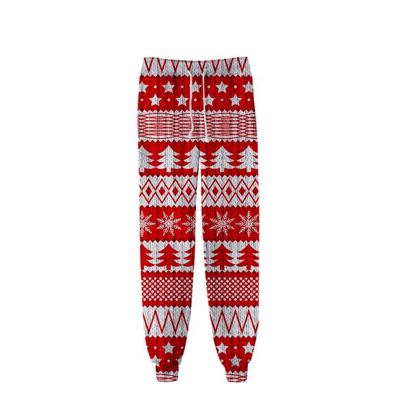 

2019 christmas pants women hip hop pants trousers kpop fashion casual casual slim for women streetwear, Black;white