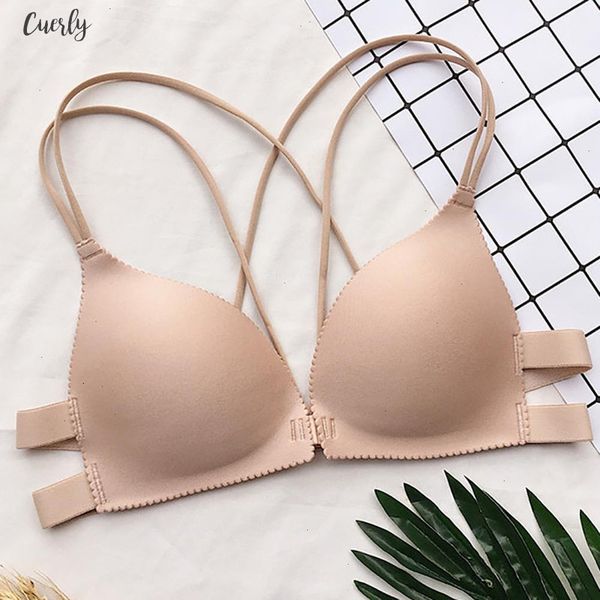 

bralette strappy push up bra vest breathable chest pad wearing women underwear lingerie bra push up bralette sujetador 2s, Red;black