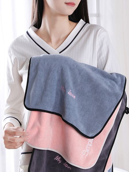 

couples towel household drizzle than cotton dry hair quick-dry creative pair bath wash womens absorbent lint