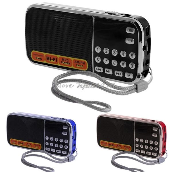 

mini lcd receiver digital fm am radio speaker usb micro sd tf card mp3 player whosale&dropship