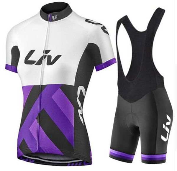 

2020 liv женщин задействуя джерси set summer mtb дорожный велосипед одежда дышащий горный велосипед одежда велоспорт одежда, Black;blue