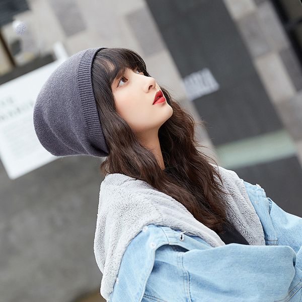 Spring And Autumn Women S Hats Outdoor Knit Warm Natural Raccoon