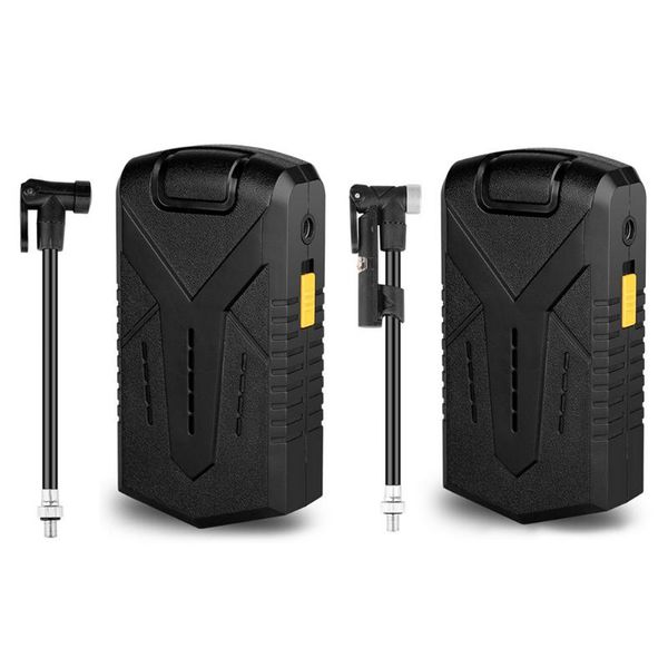 

vodool portable car air compressor tire electric inflator air pump auto inflatable pump for car motorcycle bicycle football