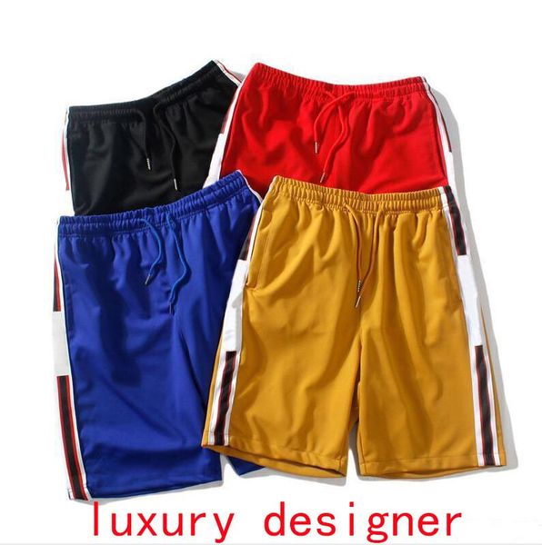 

19ss made in italy shorts for men designer short pants summer logo printed casual homme luxury short sweatpants drawstring relaxed clothing, White;black