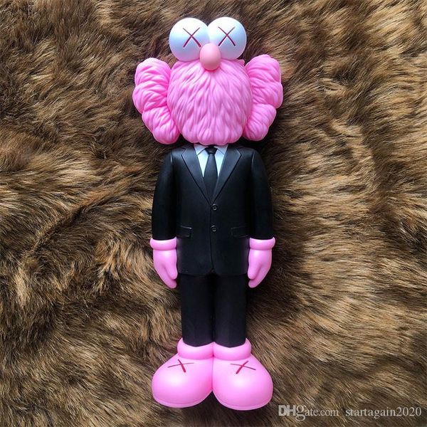 

38cm sesame street kaws originalfake companion figure with wear a suit 16inch kaws action figure model room decorations kids gift