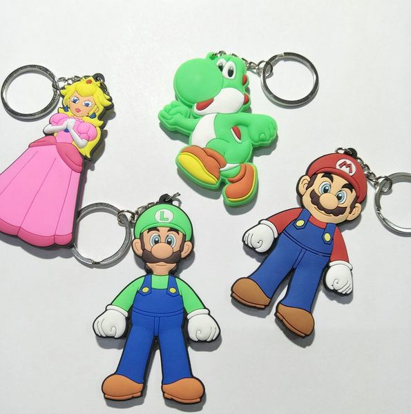 

mario bros. keychain super princess mary pvc bag pendant doll key chain gift