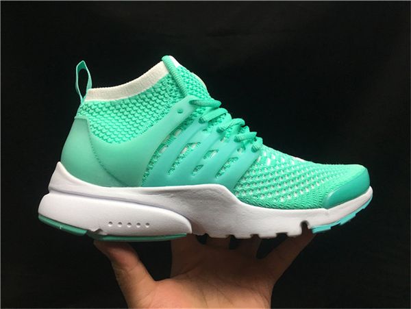 

presto mens acronym air mid running shoes lime green golden blue designer outdoor trainers sneakers sock shoes us 5.5-11 -30