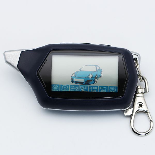 

5pcs starline c9 car remote controller lcd two way car alarm system burglar alarm keychain c9 remote