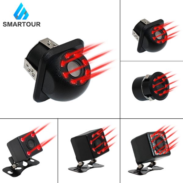 

smartour new hd night vision car rear view camera reverse parking camera waterproof ccd led auto backup infrared led