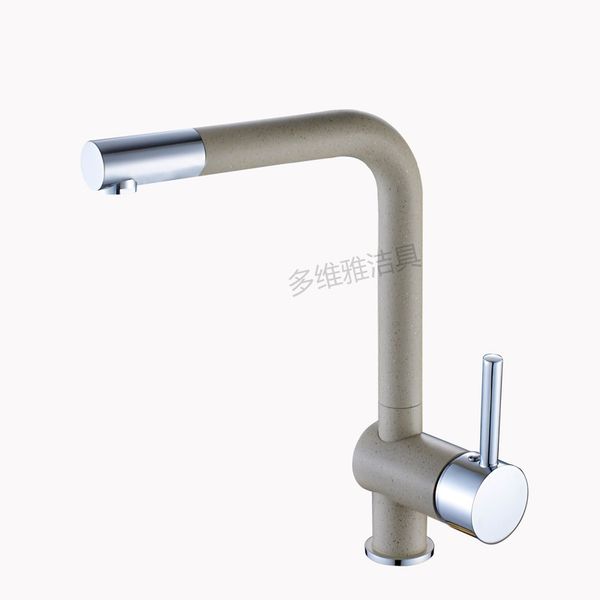 

new copper and cold dish faucet rotating kitchen faucet and cold mixed water black paint faucet