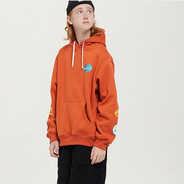 

sleeve graffiti graphic print hoodies hip hop casual pullover hooded sweatshirt streetwear 2019 fashion harajuku hoodie men, Black