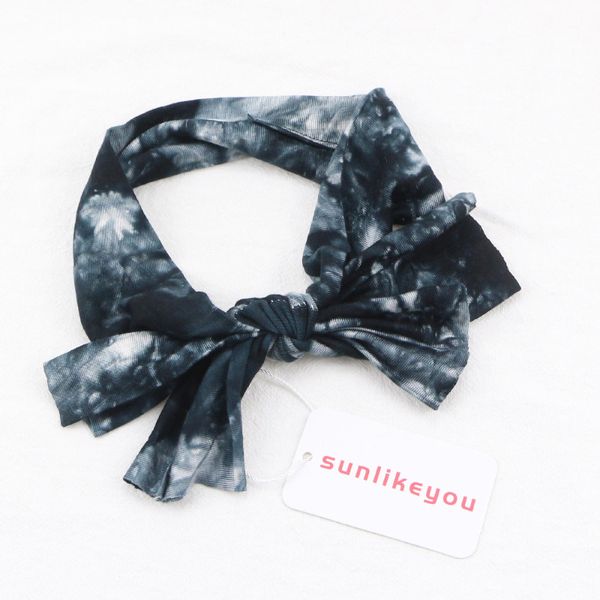 

sunlikeyou kids bowknot детские аксессуары для волос луки хлопок эластичный новорожденный малыш камуфляж с принтом тюрбан baby girl ободки, Slivery;white