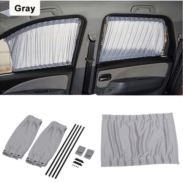 

2pcs car side window uv protection curtain auto car slidable window shield anti sun uv protector for baby kids