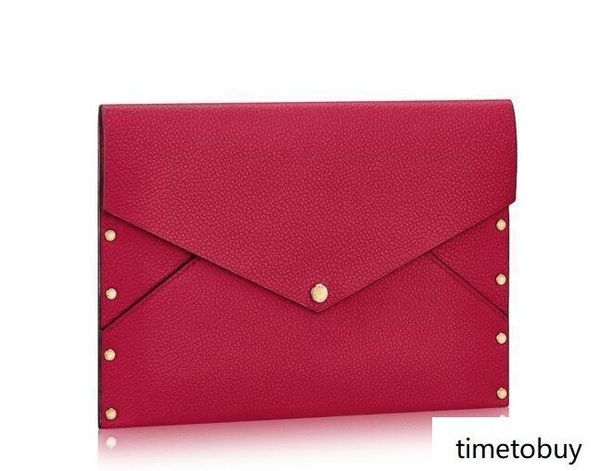 

rivets enveloppe m58451 new women fashion shows exotic leather bags iconic bags clutches evening chain wallets purse