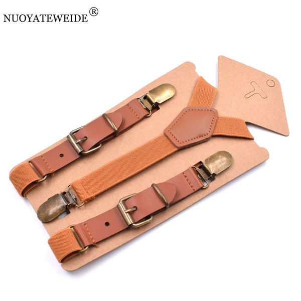 

baby suspenders fashion kids braces strong 3clips boy suspenders trousers suspensorio elastic strap size 2.5*75cm 10 colors, Black