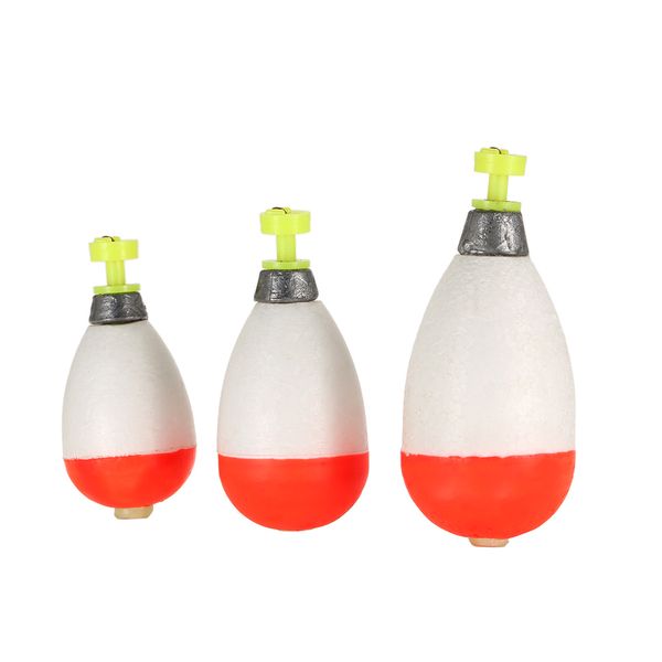 

3pcs foam fishing drift floats assorted sizes fishing buoy tackle