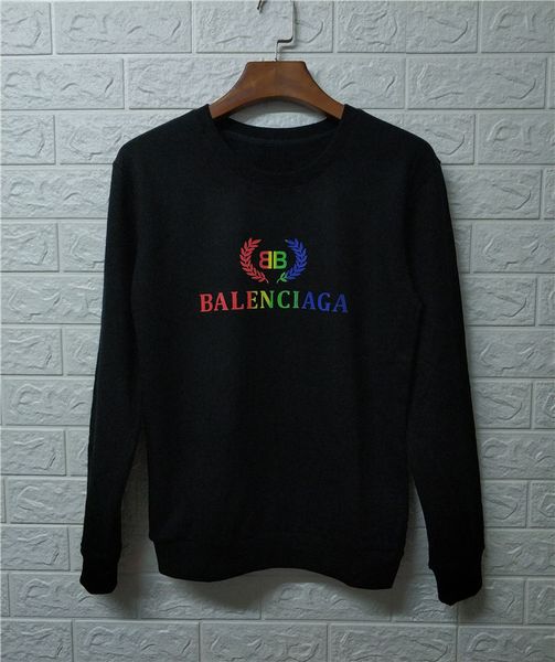 

mens brand hoodies fashion mens sweatshirt pattern mens clothes 2019 new 3 styles street hip hop wear, Black