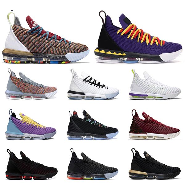 

new james 16 lebron men basketball shoes martin fresh bred i promise breathable mens trainer 16 athletic sports sneakers