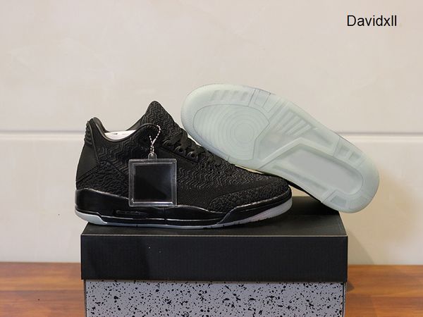 

новейшая 3 антрацит-black men basketball обуви хорошего качество резина подошва дизайнерские кроссовки кроссовки спортивная обувь с box