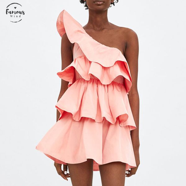 

сексуальные одно плечо мини платья женские оборками украшения тела летнее платье женщины без рукавов чешские короткие платья женский eg16, Black;gray