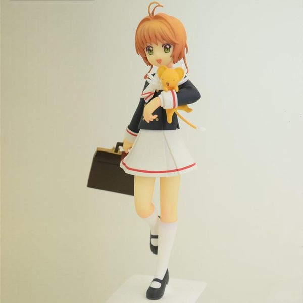 

japanese original anime figure kinomoto sakura card captor sakura action figure collectible model toys brinquedos t200118